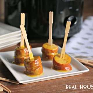 Slow Cooker Honey Mustard Kielbasa Bites