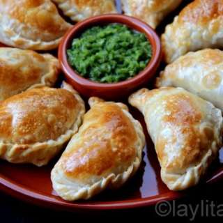 Mushroom cheese empanadas