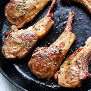 Pan-Fried Lamb Chops