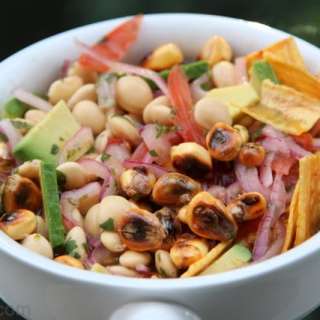 Vegetarian ceviche de chochos