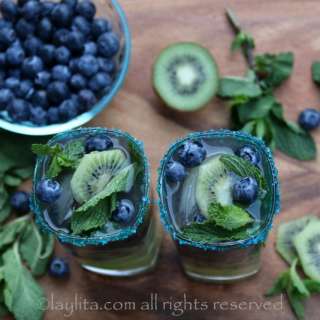 Kiwi Blueberry Mojito