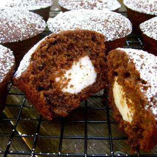 Chocolate Cream Cheese Muffins