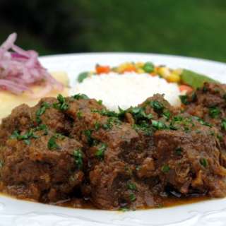 Ecuadorian lamb stew {Seco de borrego}