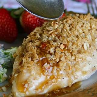 Crunchy Almond Maple Glazed Chicken