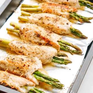 Asparagus Stuffed Chicken Breasts
