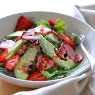 Strawberry Avocado Salad with Poppyseed Dressing