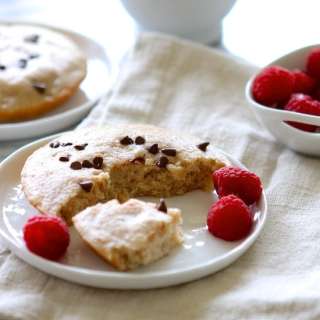 Eggless Banana Chocolate Chip Muffin Tops
