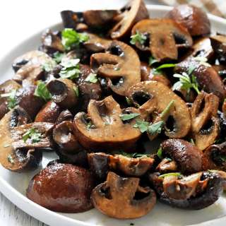 Roasted Mushrooms with Butter and Garlic
