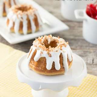 Pina Colada Bundt Cakes