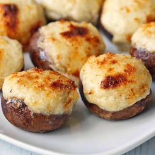 Cheesy Keto Stuffed Mushrooms