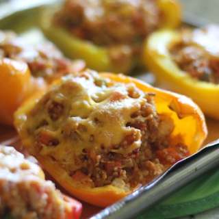 Chicken & Quinoa Stuffed Peppers