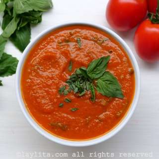 Tomato basil sauce