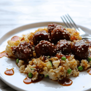 Asian BBQ Turkey Meatballs