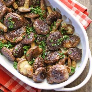 Shiitake Mushrooms: Baked or Sauteed