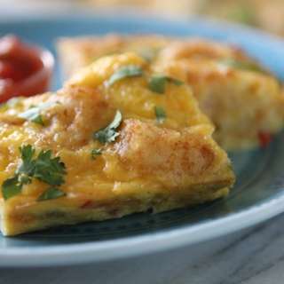 Southwest Tater Tot Breakfast Casserole