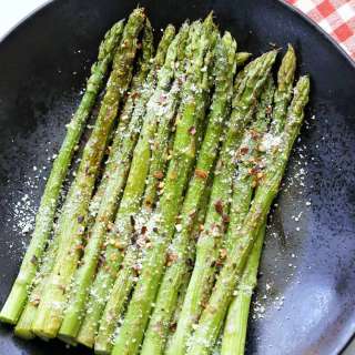 Roasted Asparagus with Parmesan