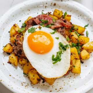 Leftover Prime Rib Hash