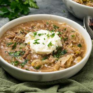 Keto Beefy Cabbage Soup