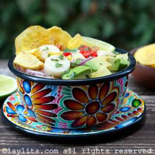 Hearts of palm ceviche {Ceviche de palmito}