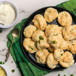 Keto Puffed Cheese Snacks