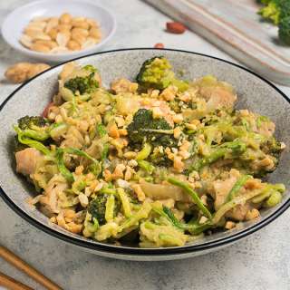 Keto Green Chicken Curry with Zoodles