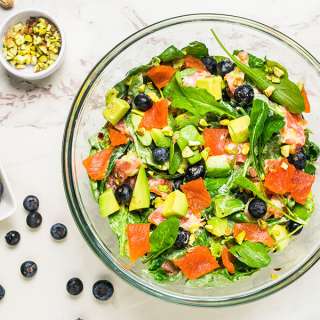 Keto Smoked Salmon Summer Salad