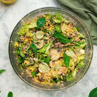 Easy Low-Carb Big Mac Salad