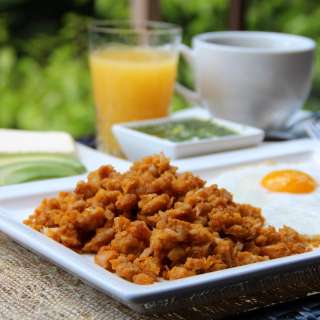 Majado de verde or mashed plantains