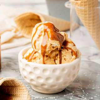 Salted Caramel Ice Cream (No Churn)
