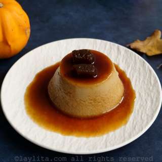Pumpkin flan