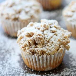 Cream Cheese Muffins with Streusel Topping