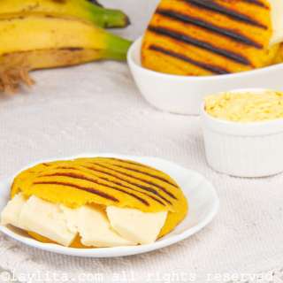 Ripe Plantain Arepas (Arepas de Plátano Maduro)