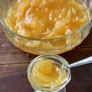 Dulce de Babaco (Ecuadorian babaco or mountain papaya preserves)
