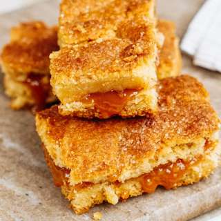 Caramel Snickerdoodle Bars