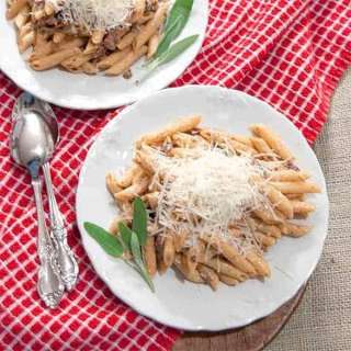 Penne with Creamy Guanciale Sauce