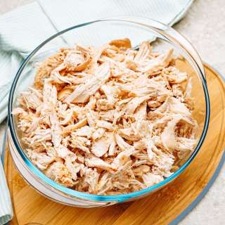 Crockpot Shredded Chicken for Meal Prep