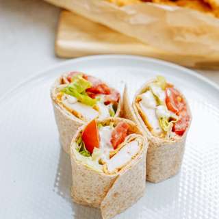 Crispy Chicken Ranch Wraps