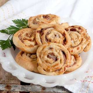 Prosciutto Ricotta Pinwheels