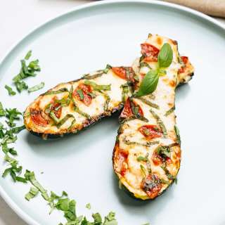 Zucchini Pizza Boats