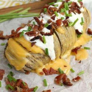 Fully Loaded Hasselback Potato