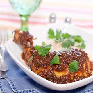 Coriander Chicken with Cilantro Rice