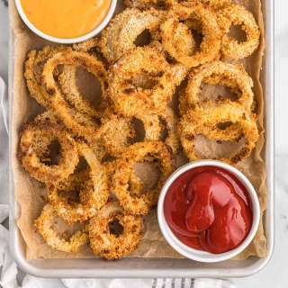 Baked Panko Onion Rings