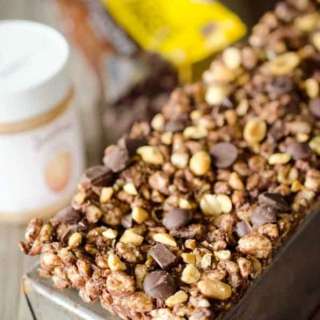 Light Chocolate Peanut Bars