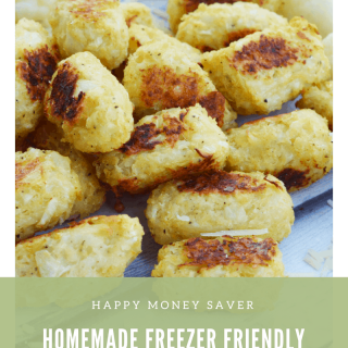 Freezer Friendly Cauliflower Tater Tots