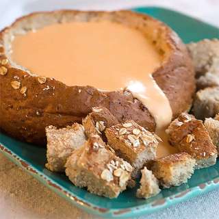 Beer Cheese Dip in a Bread Bowl