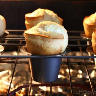 Vintage popovers recipe from 1900's recipe box
