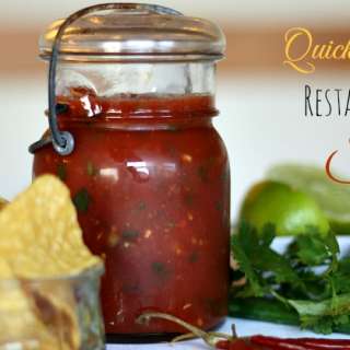 Quick and Easy Restaurant Style Salsa