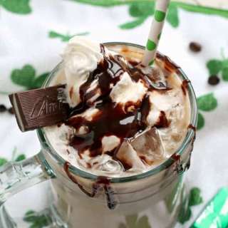 Irish Cream & Mint Iced Mocha