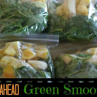 How to Make Ahead Green Smoothies