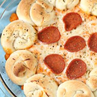 Homemade Pepperoni Pizza Dip Appetizer
